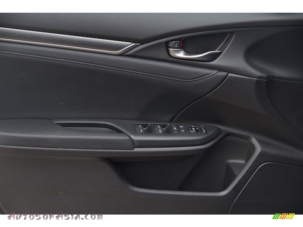 2020 Civic EX-L Hatchback - Crystal Black Pearl / Black photo #17