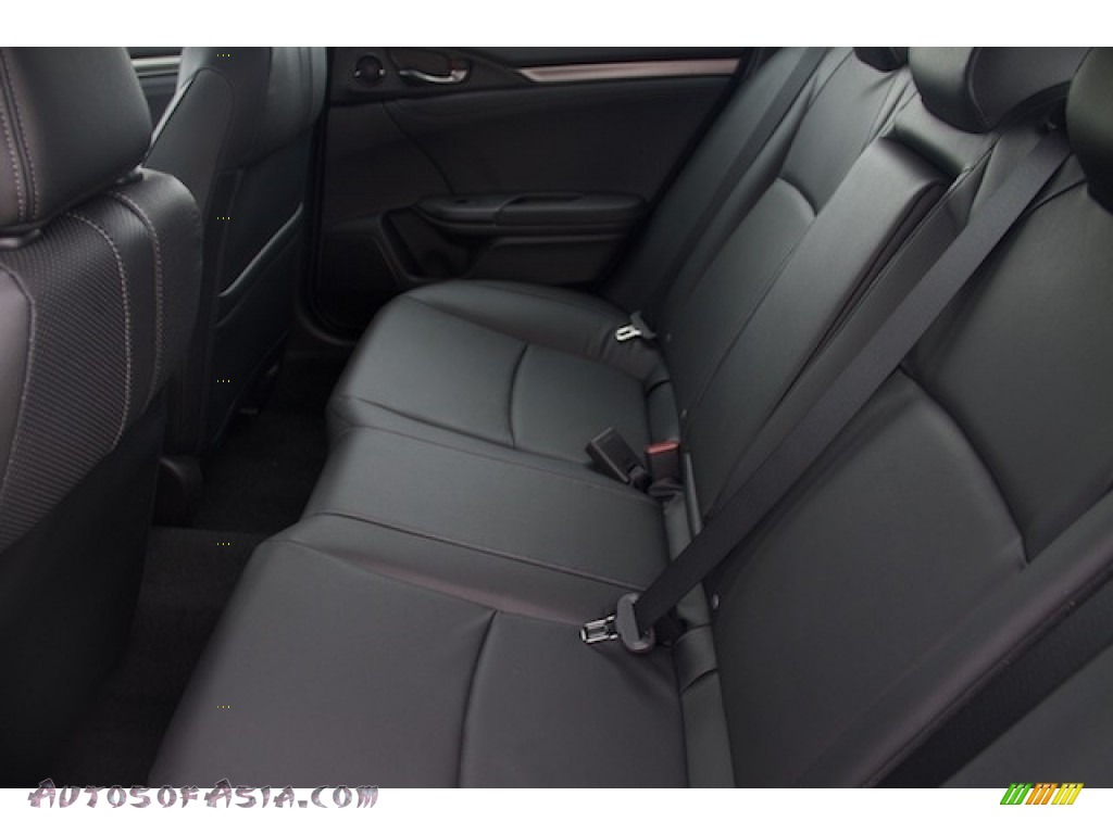 2020 Civic EX-L Hatchback - Crystal Black Pearl / Black photo #21