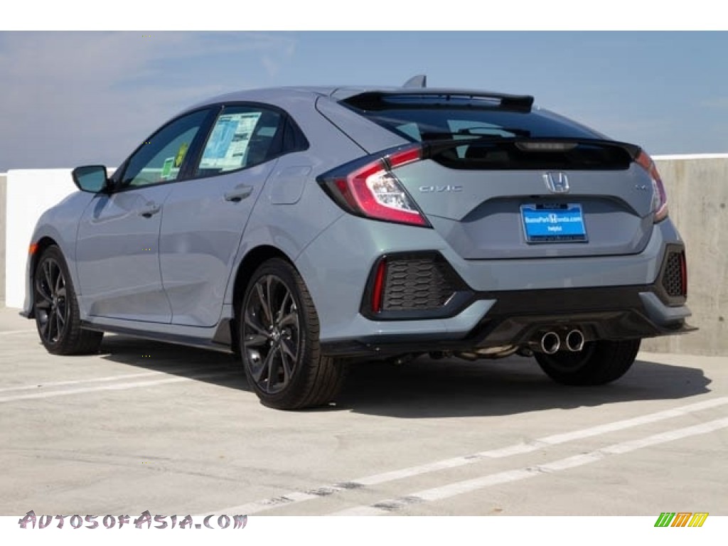 2020 Civic Sport Hatchback - Sonic Gray Pearl / Black photo #2