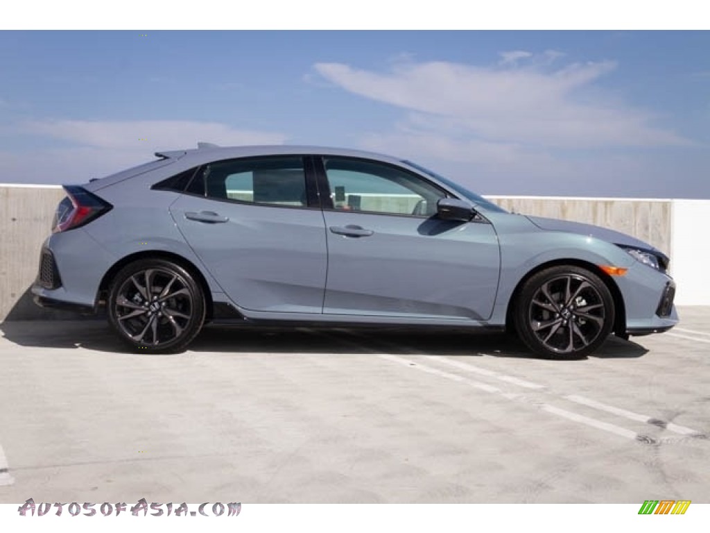 2020 Civic Sport Hatchback - Sonic Gray Pearl / Black photo #9