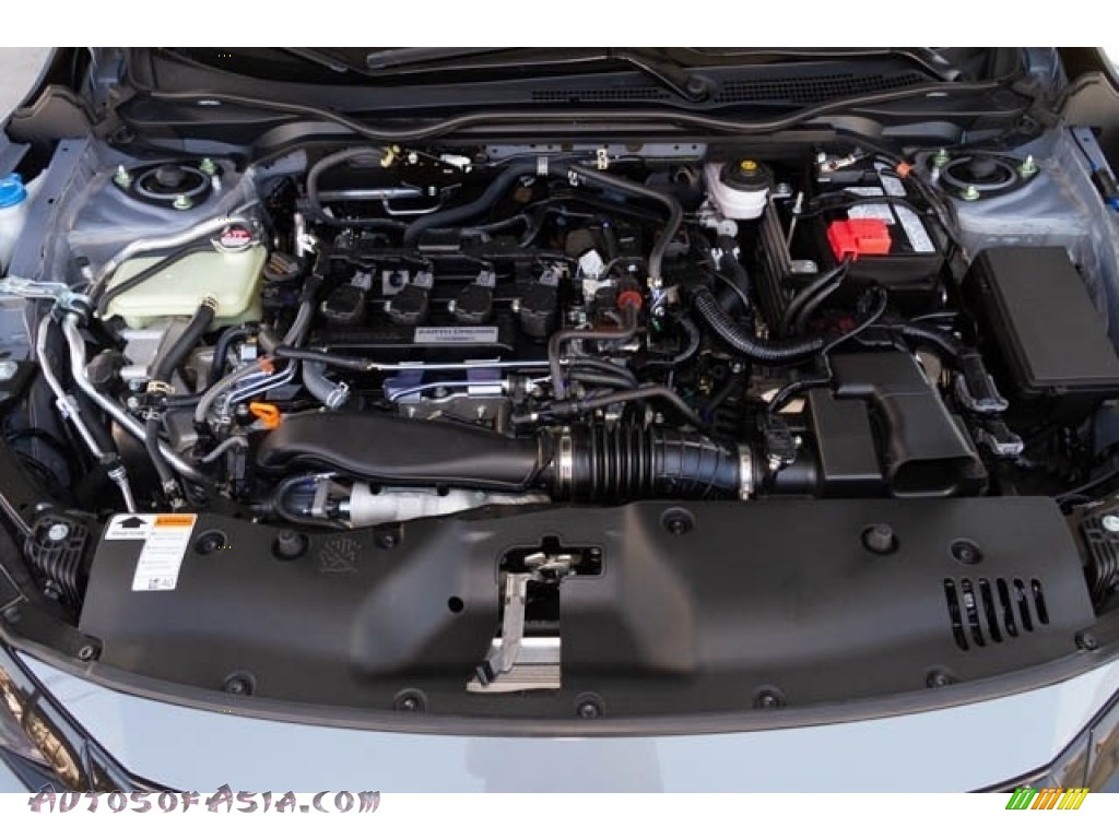 2020 Civic EX-L Hatchback - Sonic Gray Pearl / Black photo #10