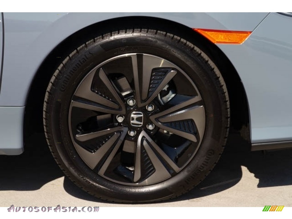 2020 Civic EX-L Hatchback - Sonic Gray Pearl / Black photo #12