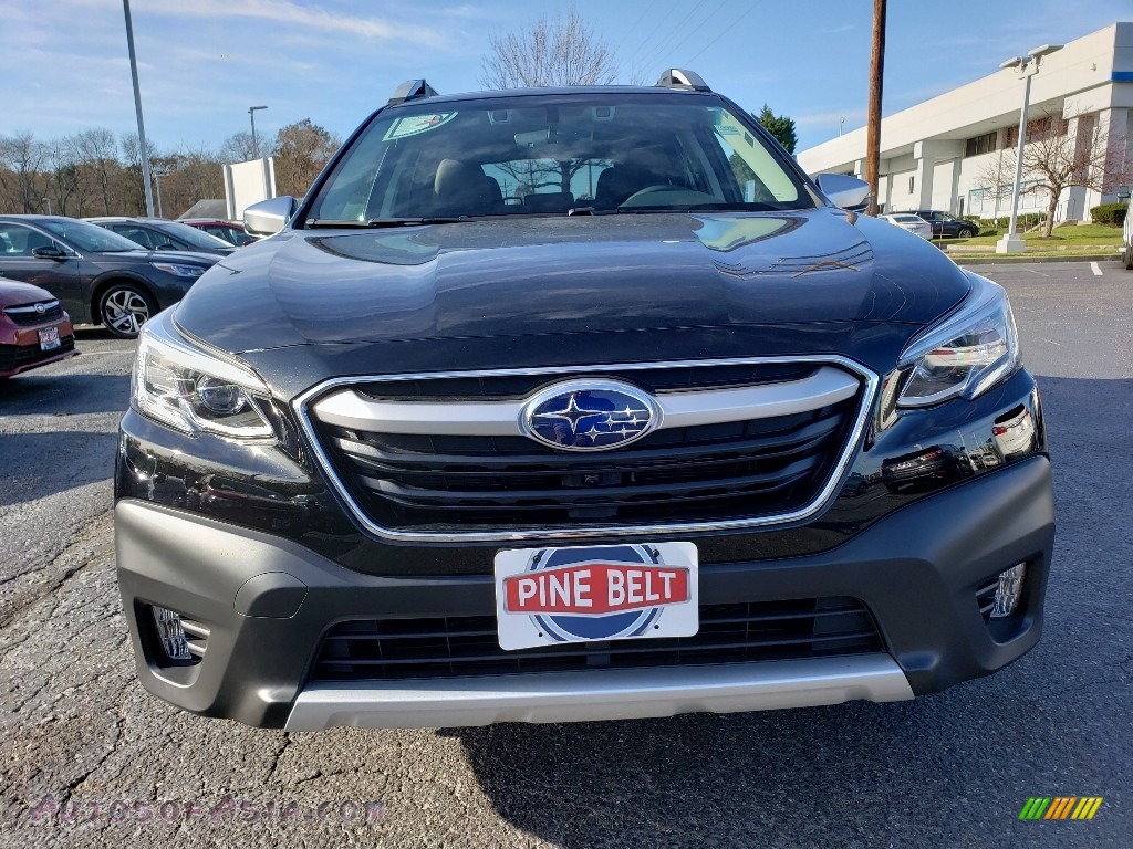 2020 Outback 2.5i Touring - Crystal Black Silica / Java Brown photo #2