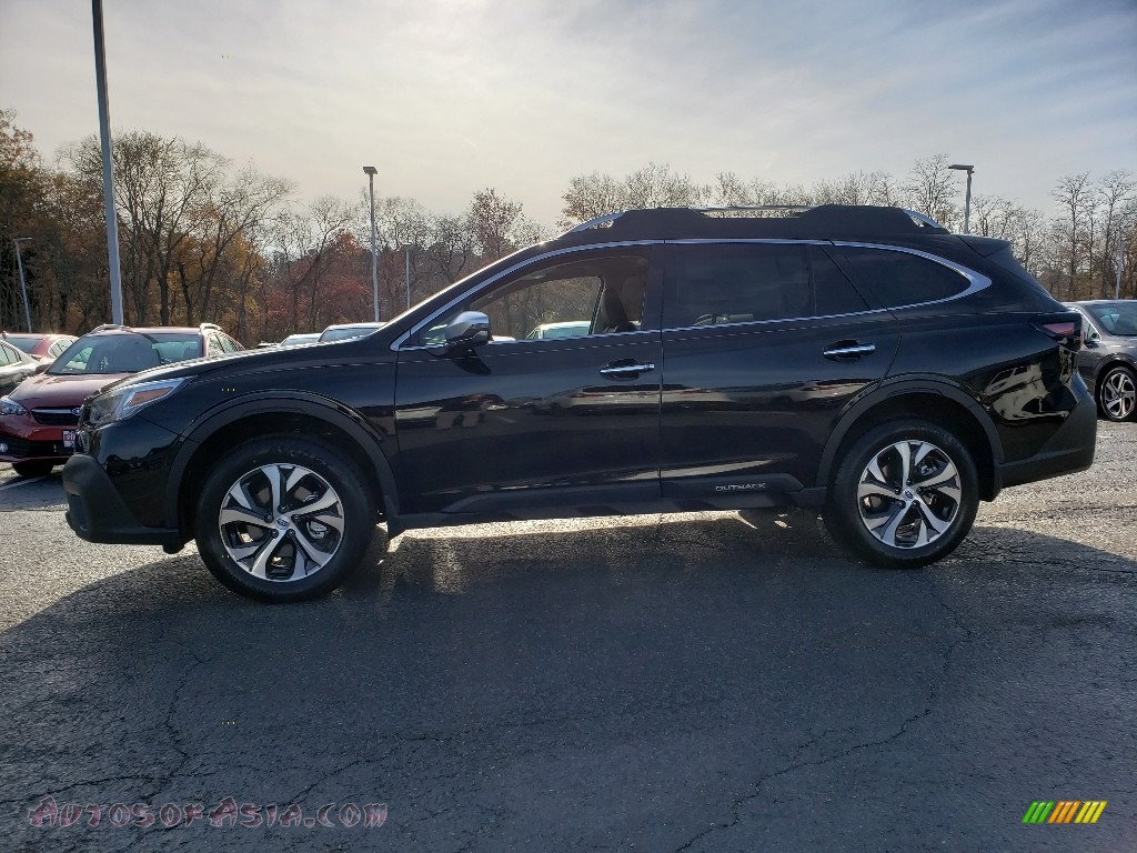 2020 Outback 2.5i Touring - Crystal Black Silica / Java Brown photo #3