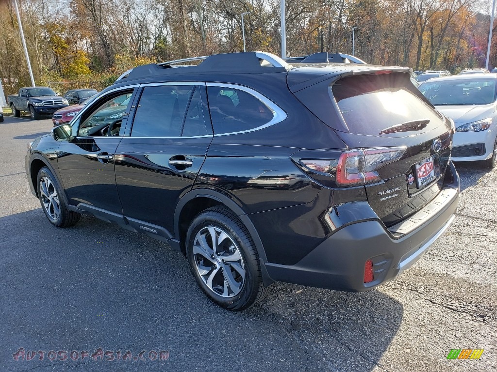 2020 Outback 2.5i Touring - Crystal Black Silica / Java Brown photo #4