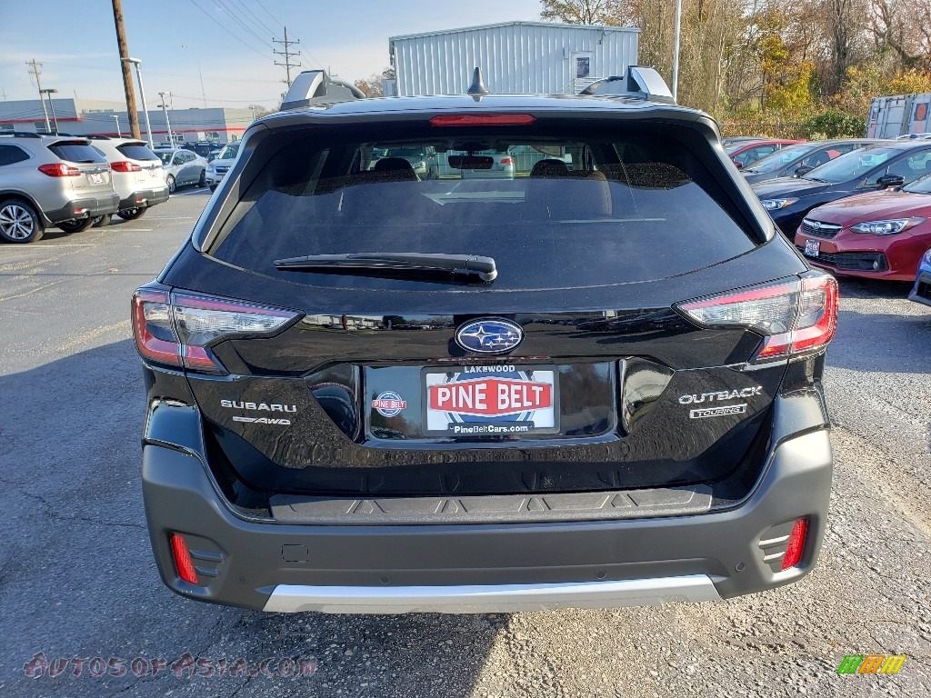 2020 Outback 2.5i Touring - Crystal Black Silica / Java Brown photo #5