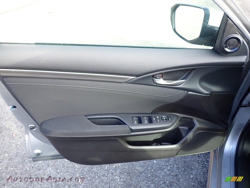 2020 Civic EX Hatchback - Lunar Silver Metallic / Black photo #11