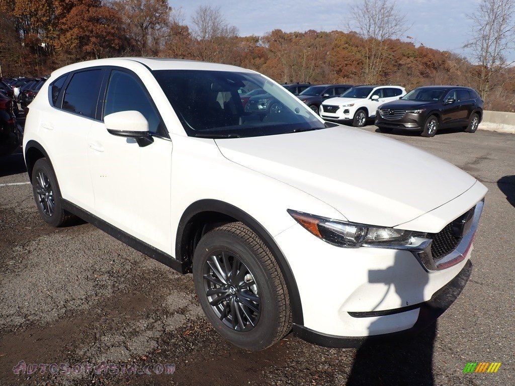 2019 CX-5 Touring AWD - Snowflake White Pearl Mica / Black photo #3