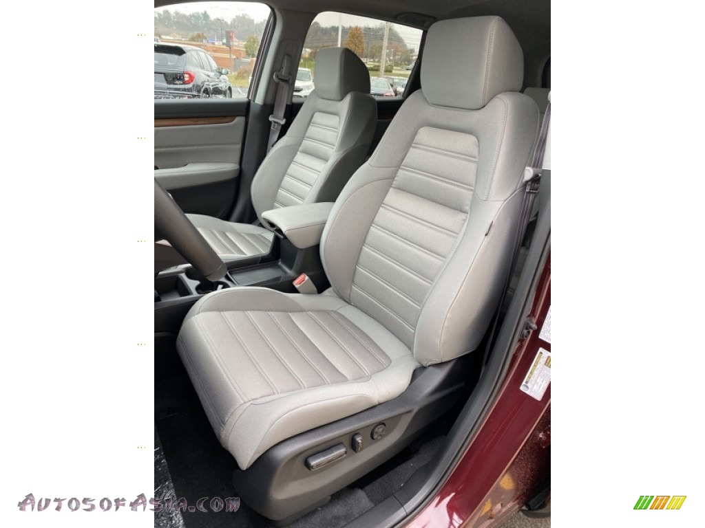 2019 CR-V EX AWD - Basque Red Pearl II / Gray photo #14