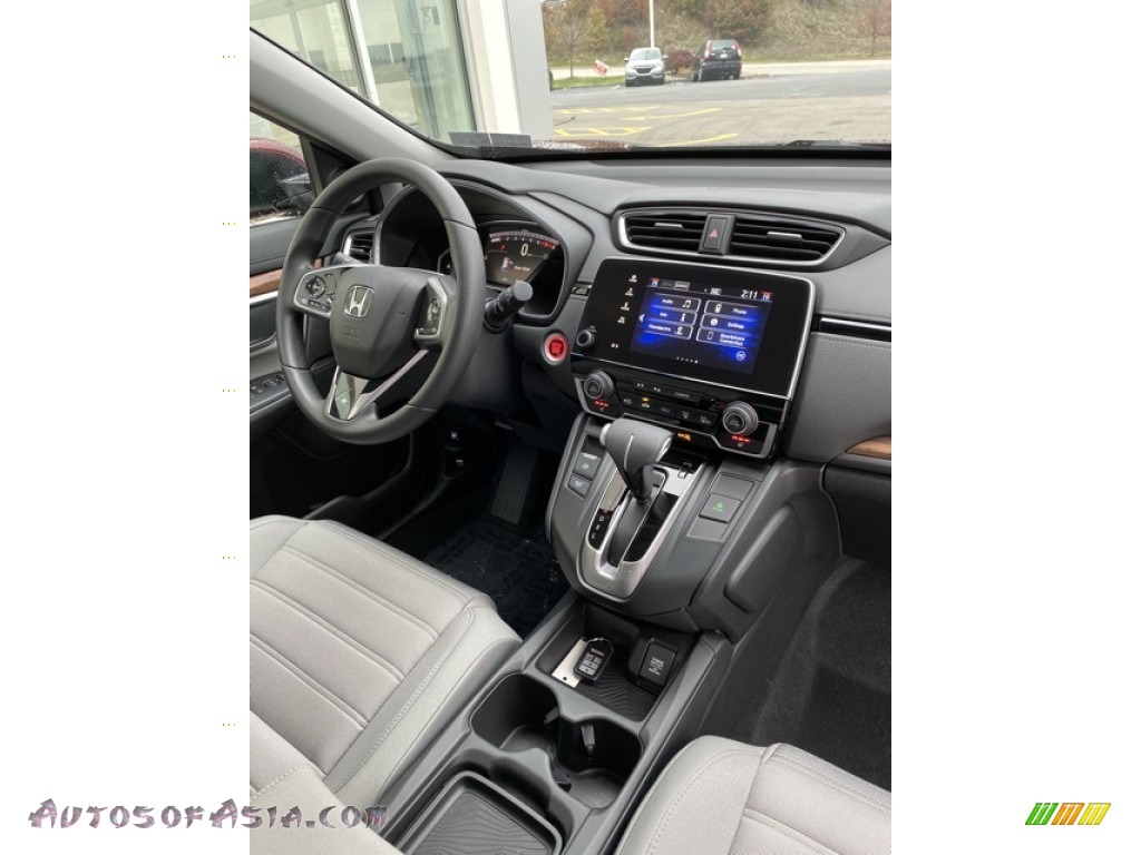 2019 CR-V EX AWD - Basque Red Pearl II / Gray photo #27