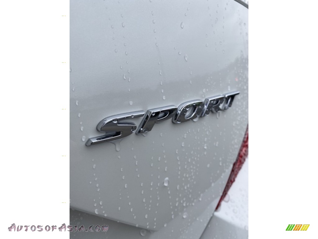 2020 Civic Sport Sedan - Platinum White Pearl / Black photo #22