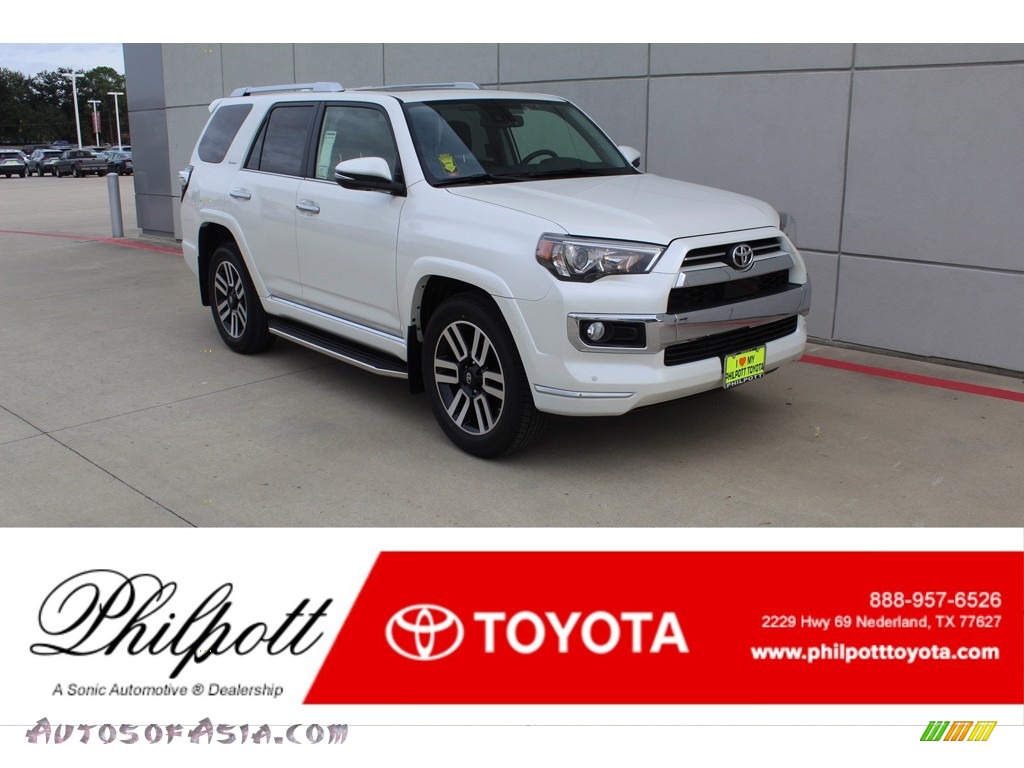 Blizzard White Pearl / Hickory Toyota 4Runner Limited