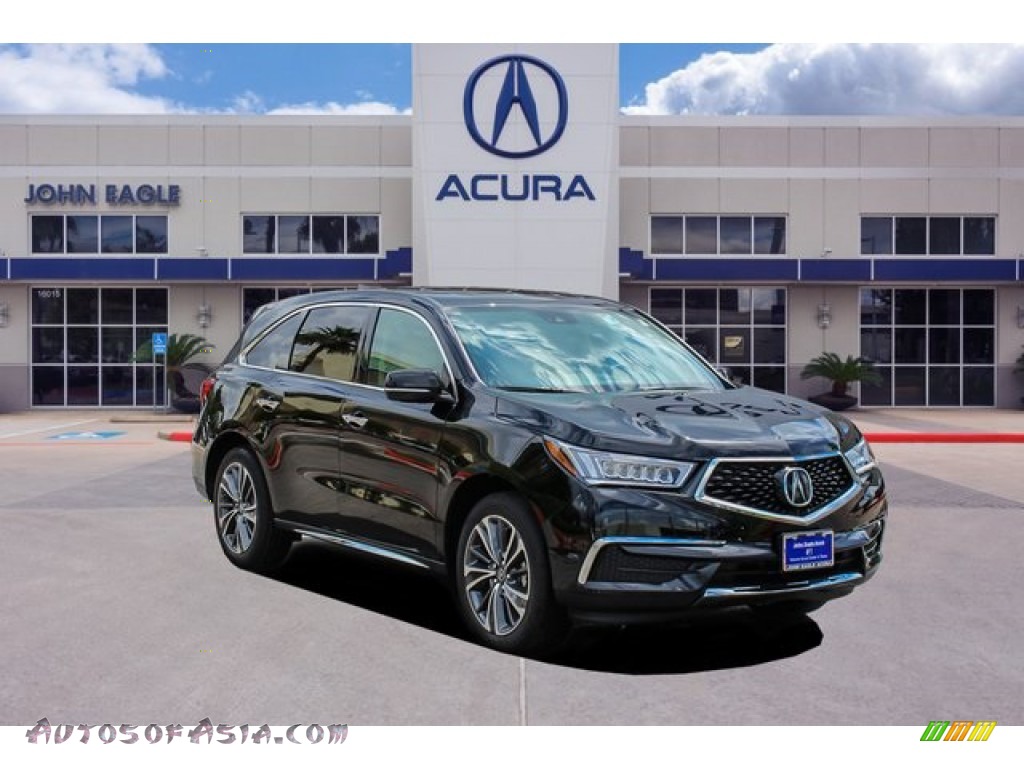 Majestic Black Pearl / Parchment Acura MDX Technology AWD