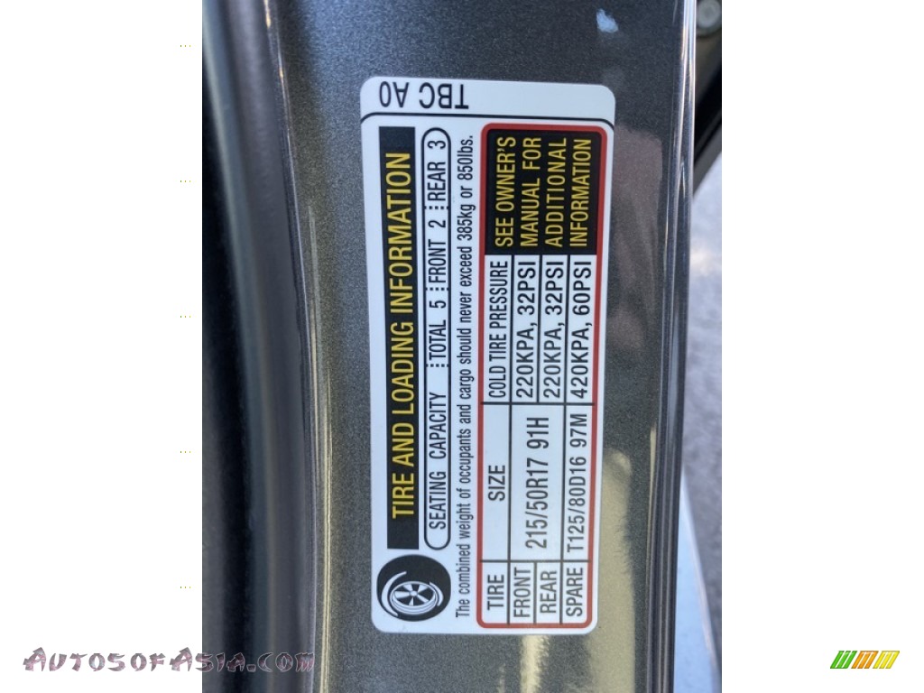 2020 Civic EX Hatchback - Polished Metal Metallic / Black photo #8