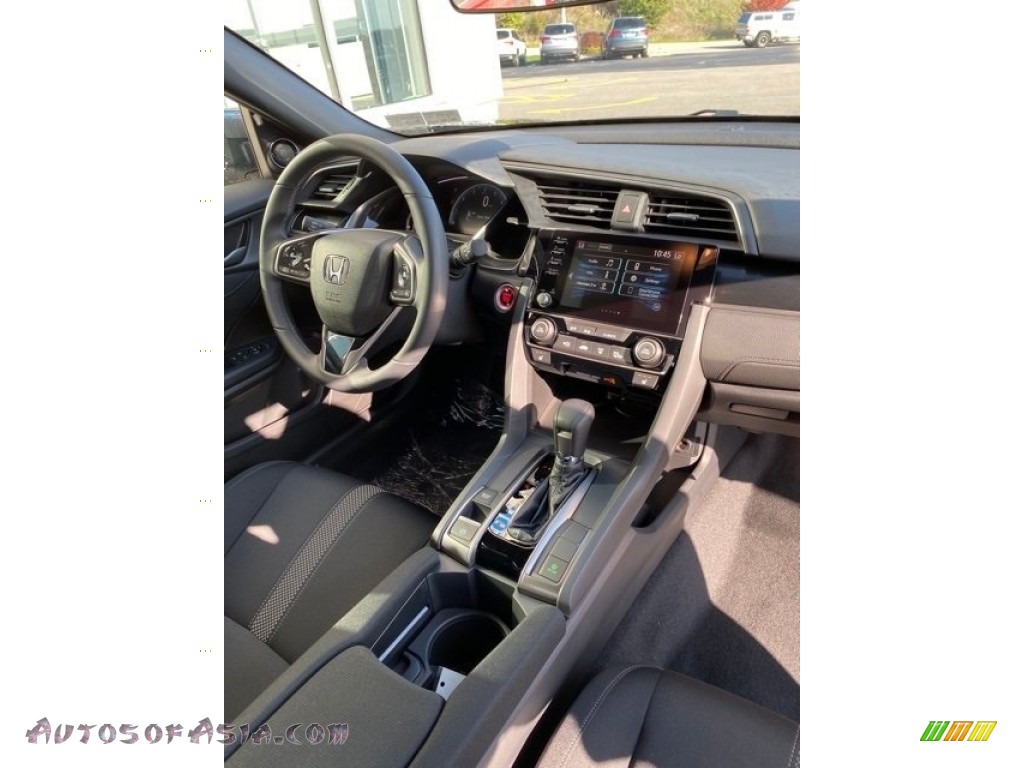 2020 Civic EX Hatchback - Polished Metal Metallic / Black photo #27