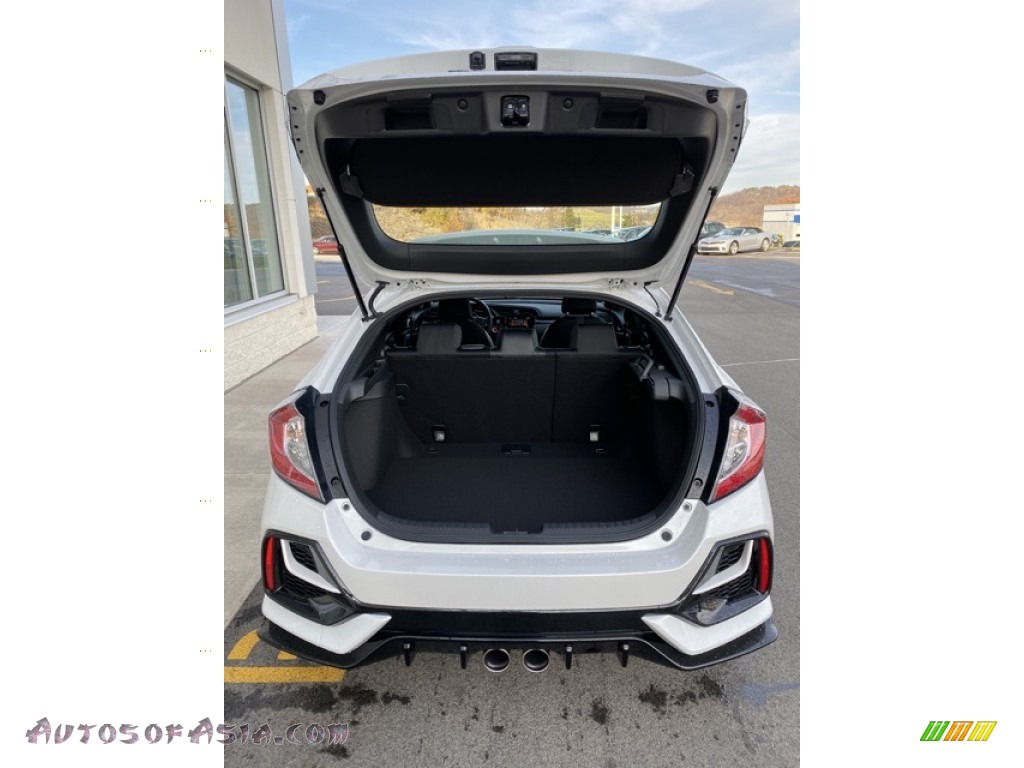 2020 Civic Sport Hatchback - Platinum White Pearl / Black photo #18