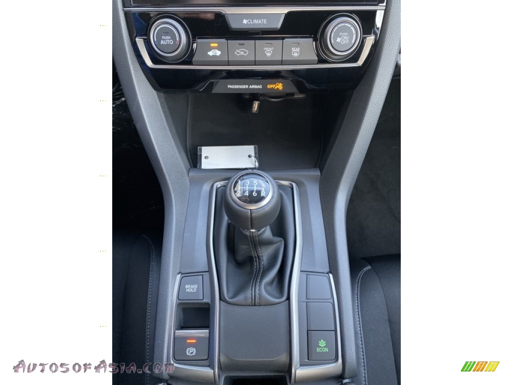 2020 Civic Sport Hatchback - Platinum White Pearl / Black photo #31