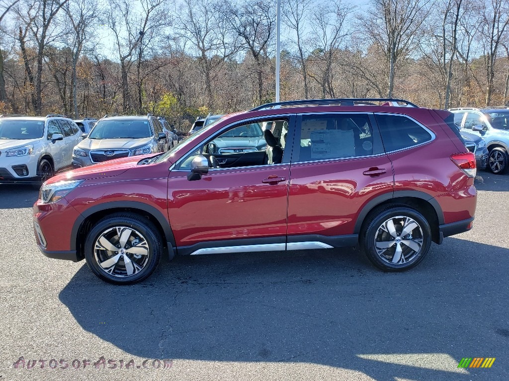 2020 Forester 2.5i Touring - Crimson Red Pearl / Black photo #3
