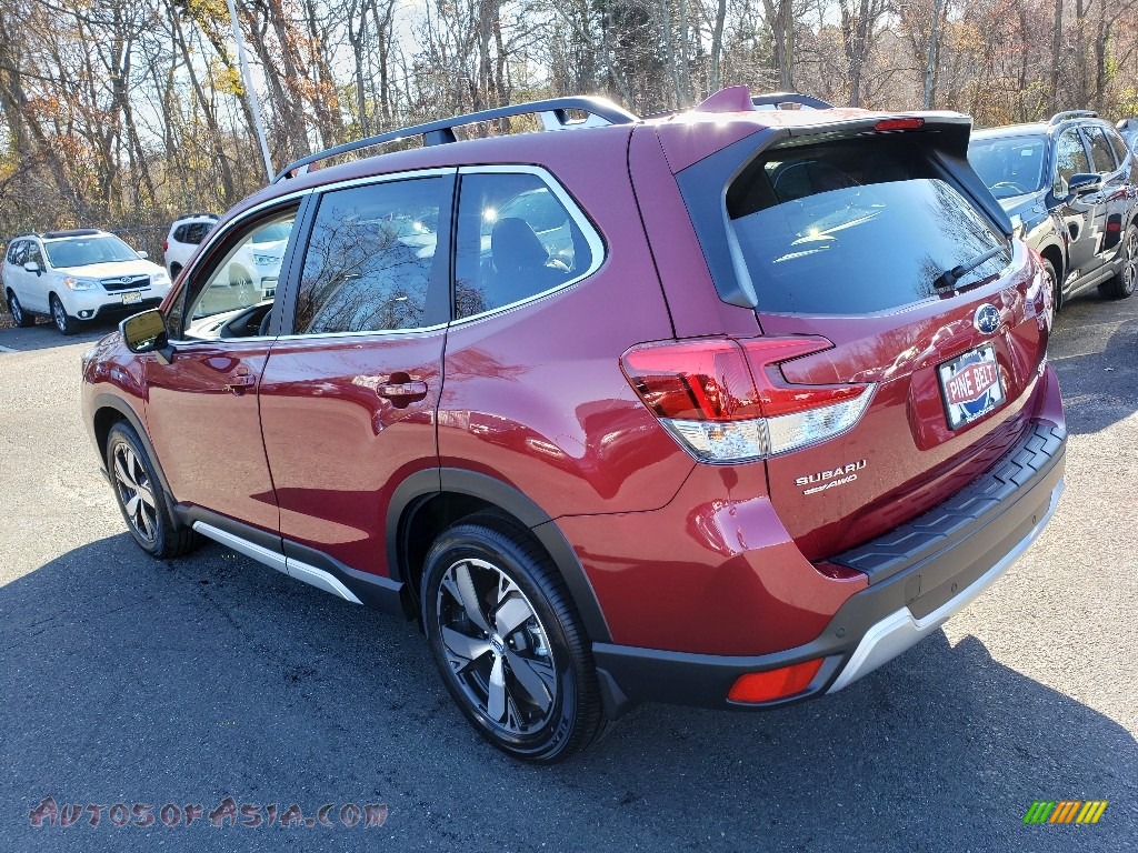 2020 Forester 2.5i Touring - Crimson Red Pearl / Black photo #4