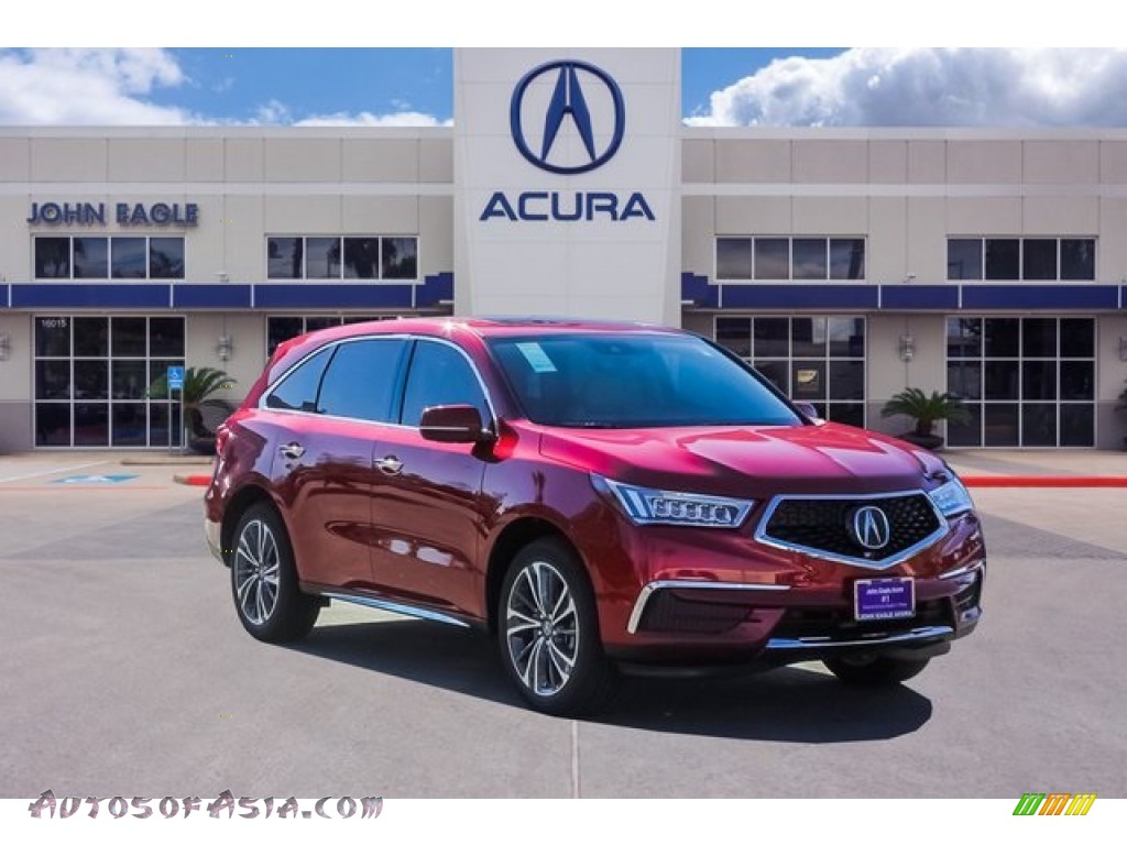 2020 MDX Technology - Performance Red Pearl / Parchment photo #1