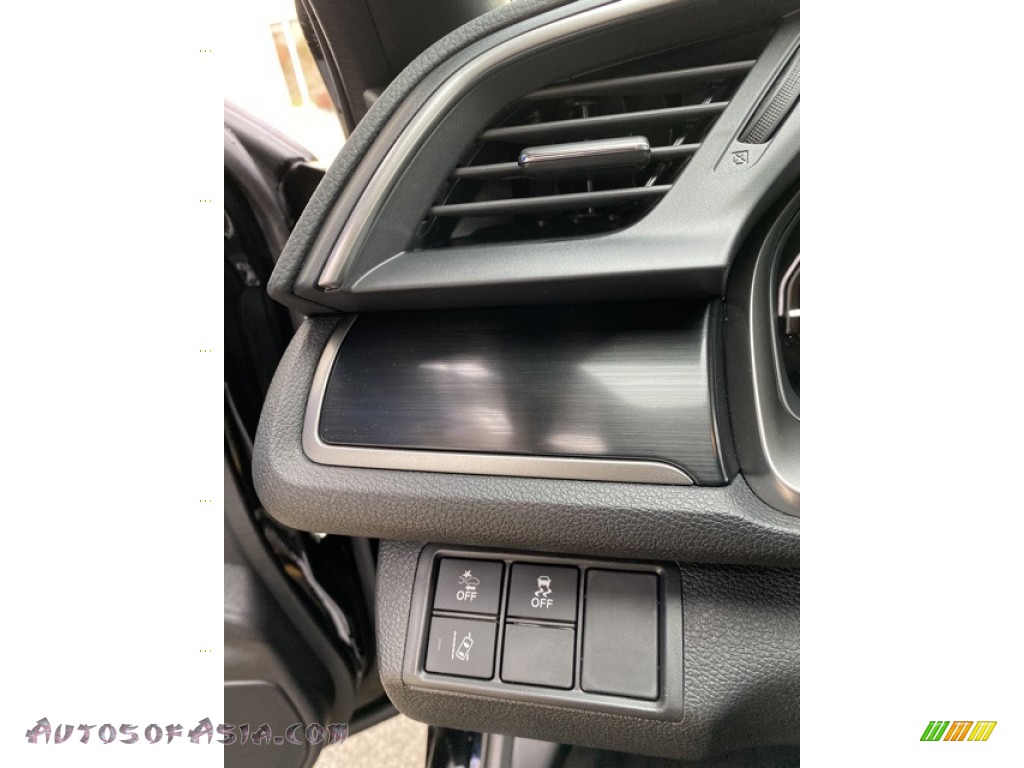 2020 Civic EX Hatchback - Crystal Black Pearl / Black photo #12