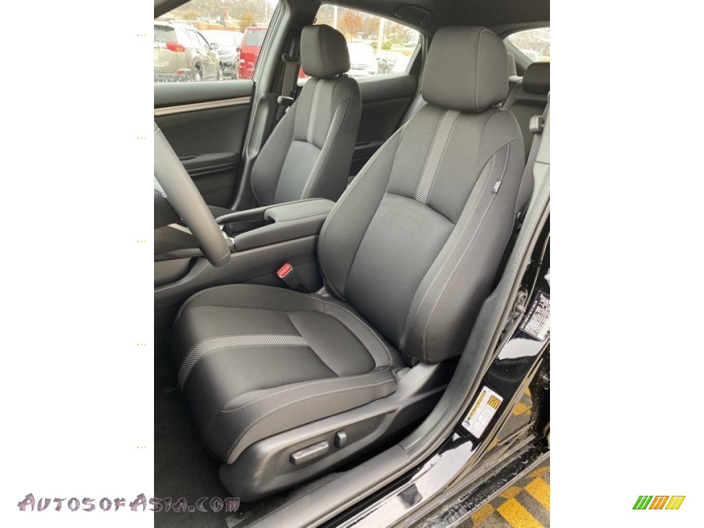 2020 Civic EX Hatchback - Crystal Black Pearl / Black photo #14
