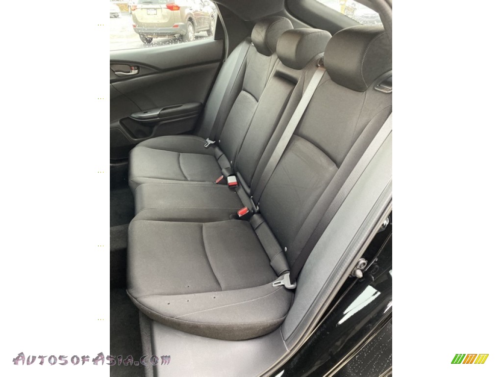 2020 Civic EX Hatchback - Crystal Black Pearl / Black photo #18