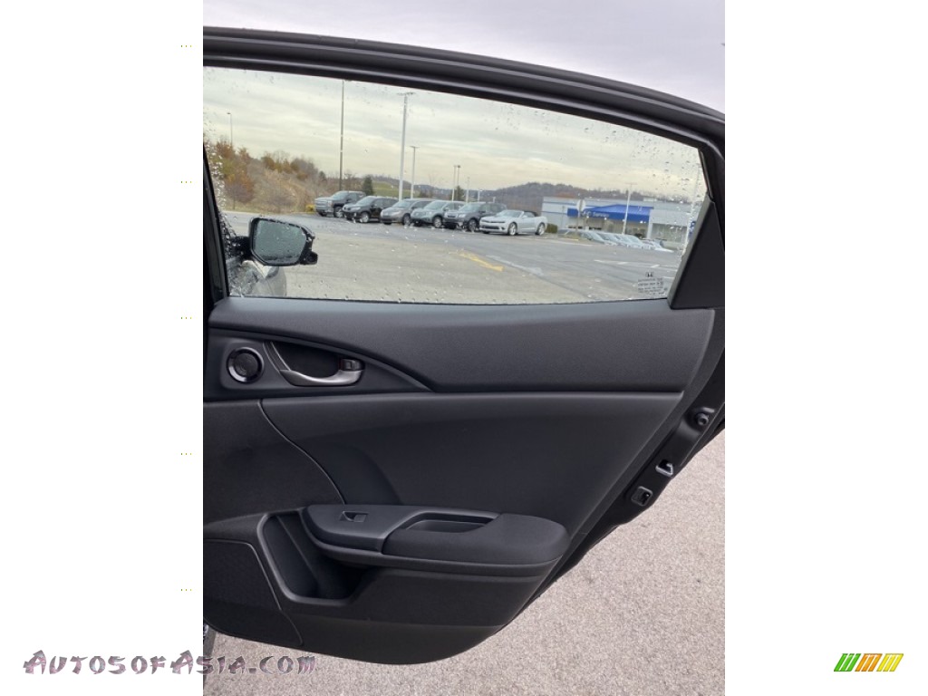 2020 Civic EX Hatchback - Crystal Black Pearl / Black photo #22