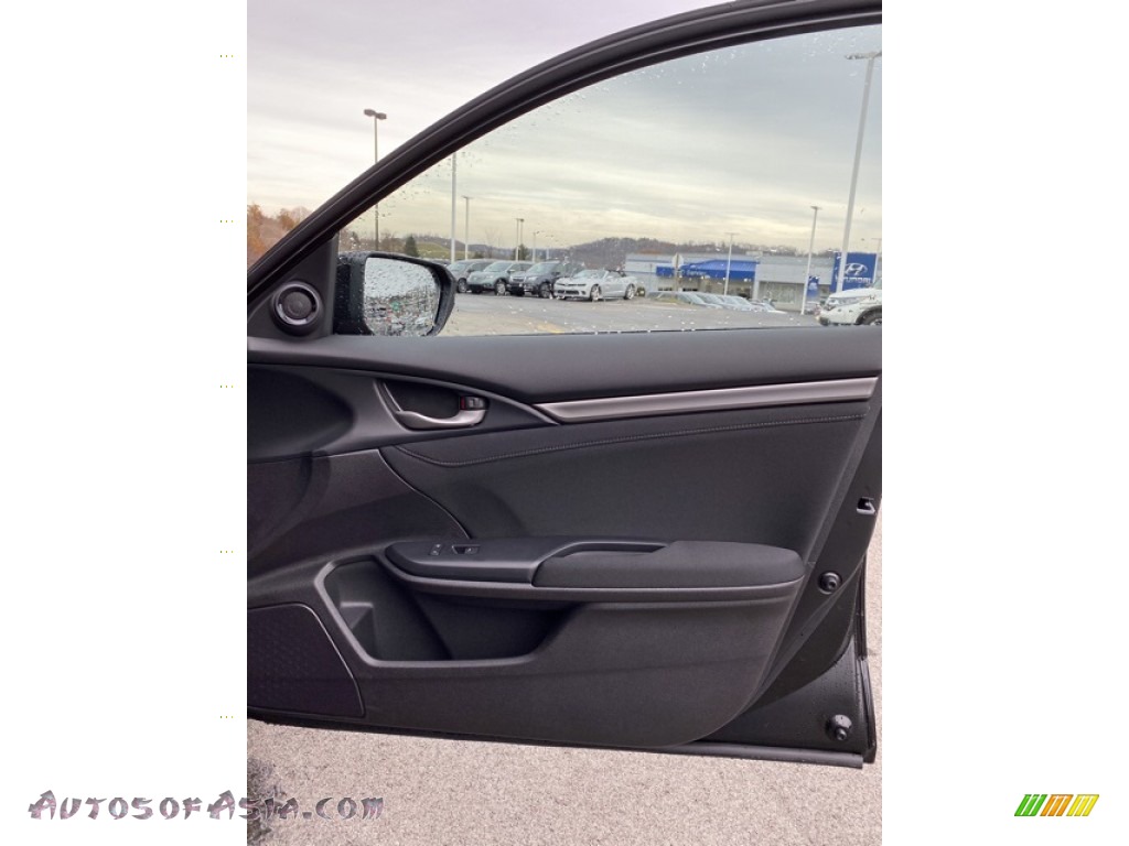 2020 Civic EX Hatchback - Crystal Black Pearl / Black photo #25
