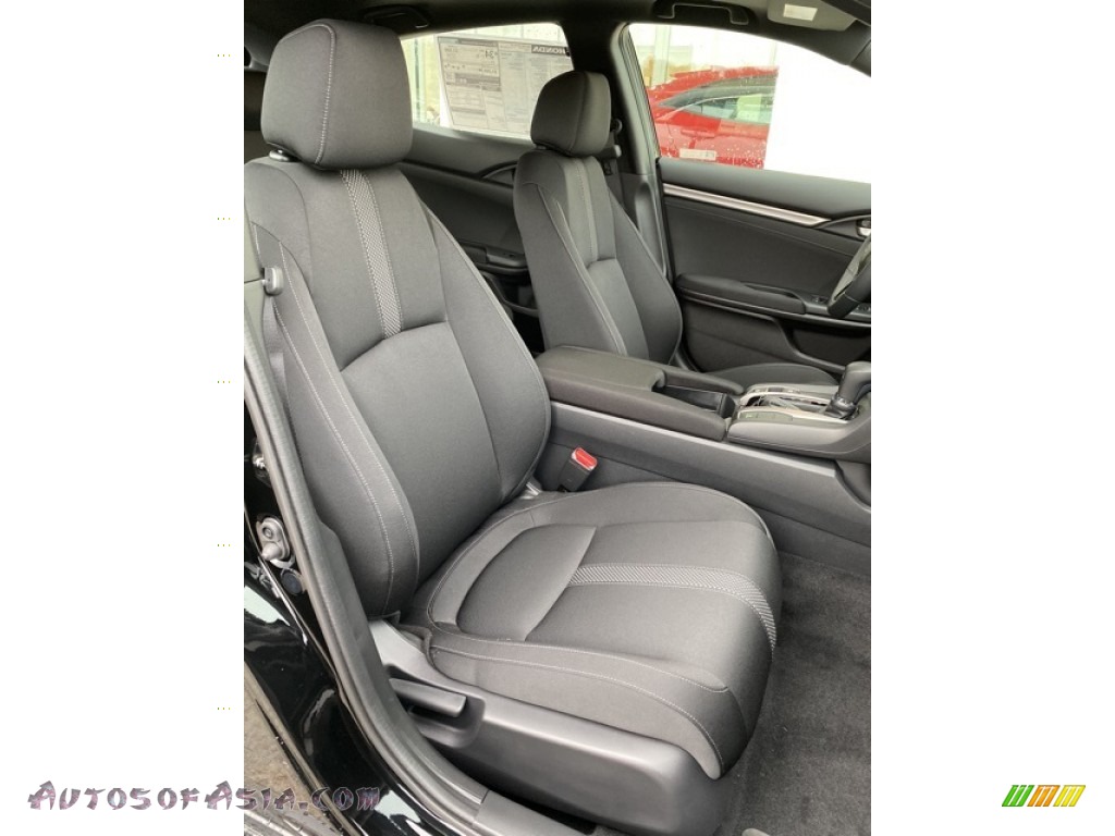 2020 Civic EX Hatchback - Crystal Black Pearl / Black photo #26