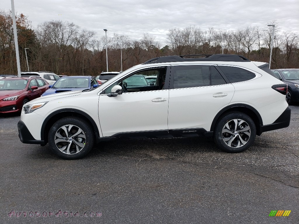 2020 Outback 2.5i Limited - Crystal White Pearl / Warm Ivory photo #3