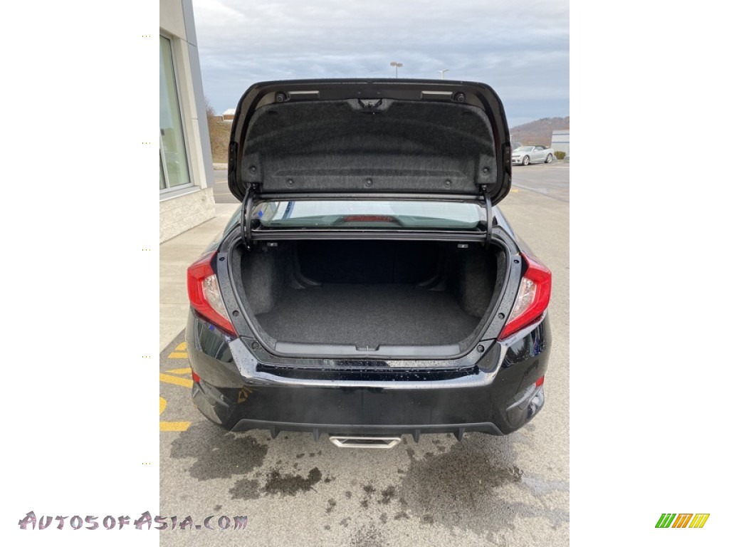 2019 Civic Sport Sedan - Crystal Black Pearl / Black photo #20