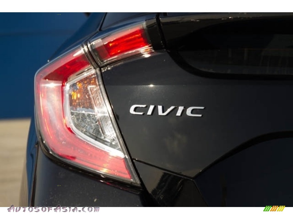 2020 Civic Sport Hatchback - Crystal Black Pearl / Black photo #3