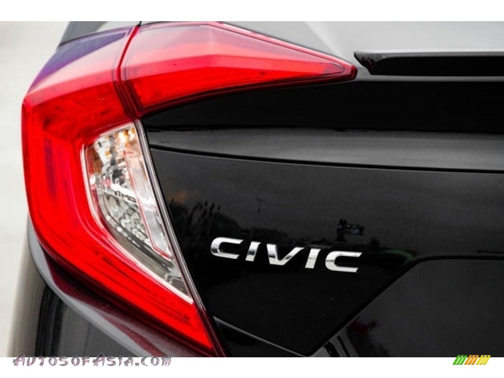 2020 Civic Sport Sedan - Crystal Black Pearl / Black photo #7