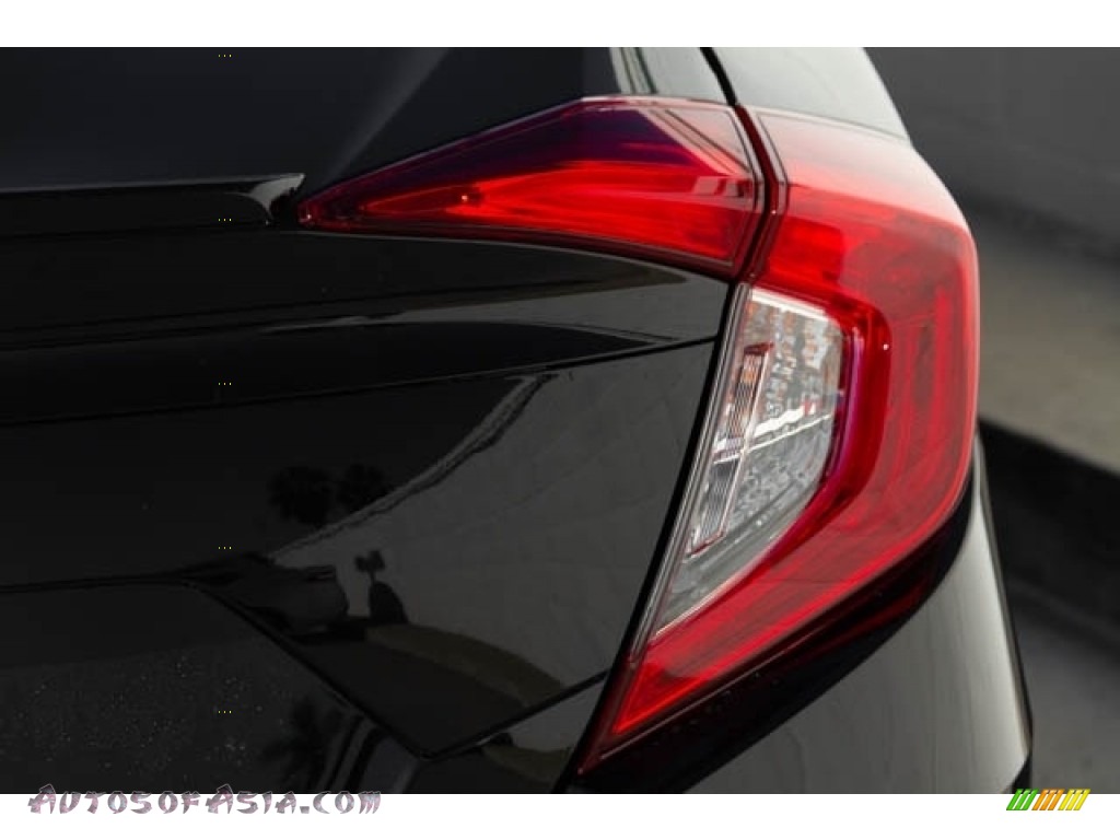 2020 Civic EX Sedan - Crystal Black Pearl / Black photo #8