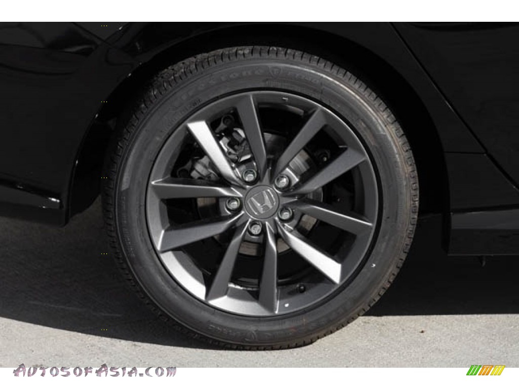 2020 Civic EX Sedan - Crystal Black Pearl / Black photo #13