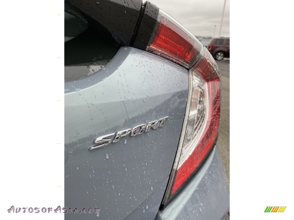 2020 Civic Sport Hatchback - Sonic Gray Pearl / Black photo #22
