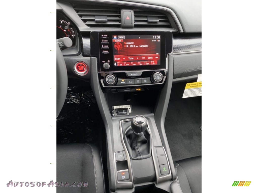 2020 Civic Sport Hatchback - Sonic Gray Pearl / Black photo #31