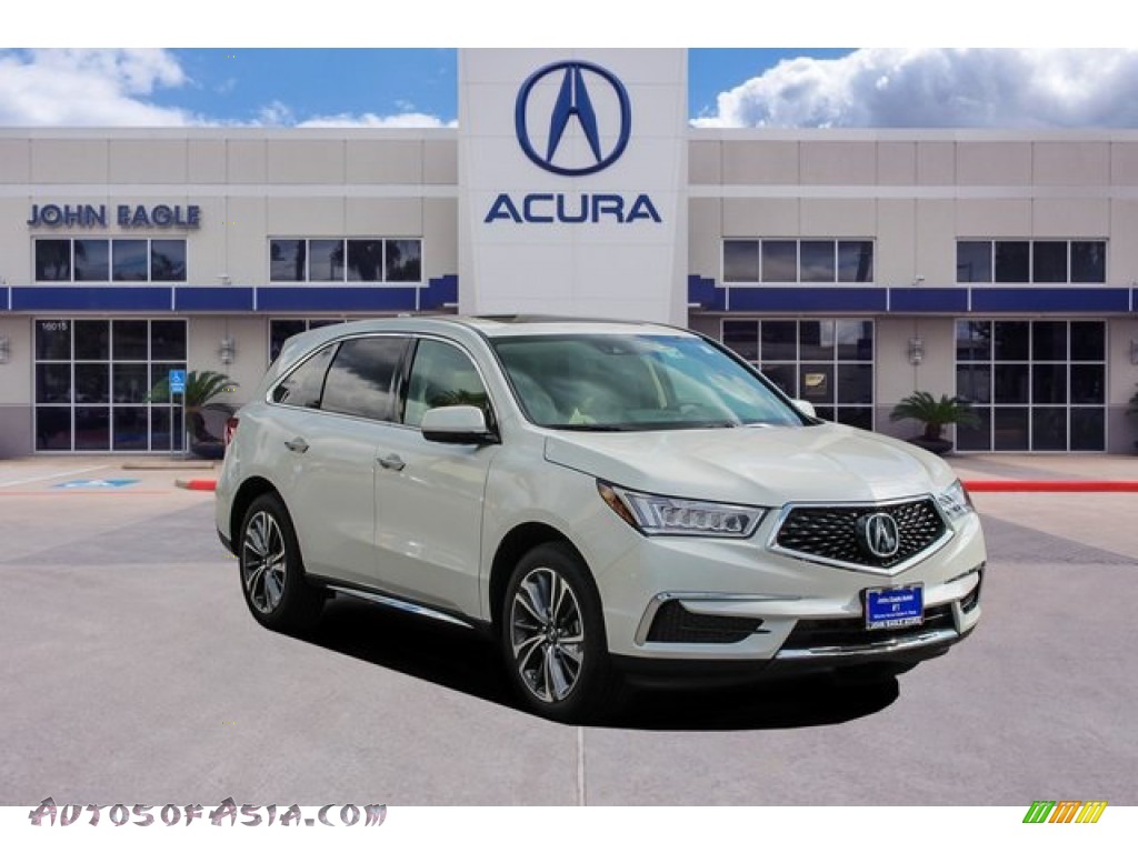 White Diamond Pearl / Parchment Acura MDX Technology