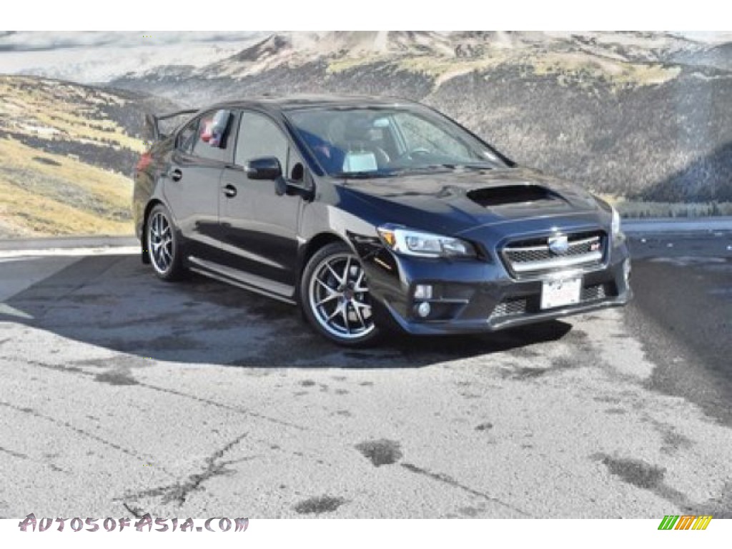 Crystal Black Silica / Carbon Black Subaru WRX STI Limited