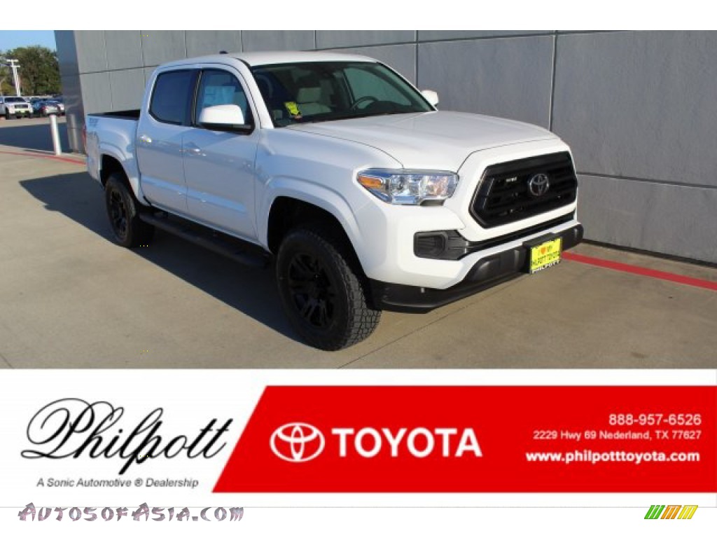 Super White / Cement Toyota Tacoma TSS Off Road Double Cab