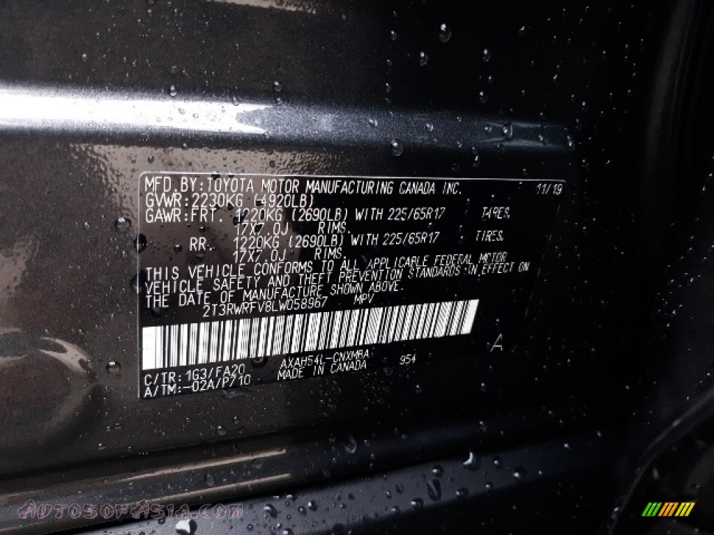 2020 RAV4 XLE AWD Hybrid - Magnetic Gray Metallic / Black photo #12
