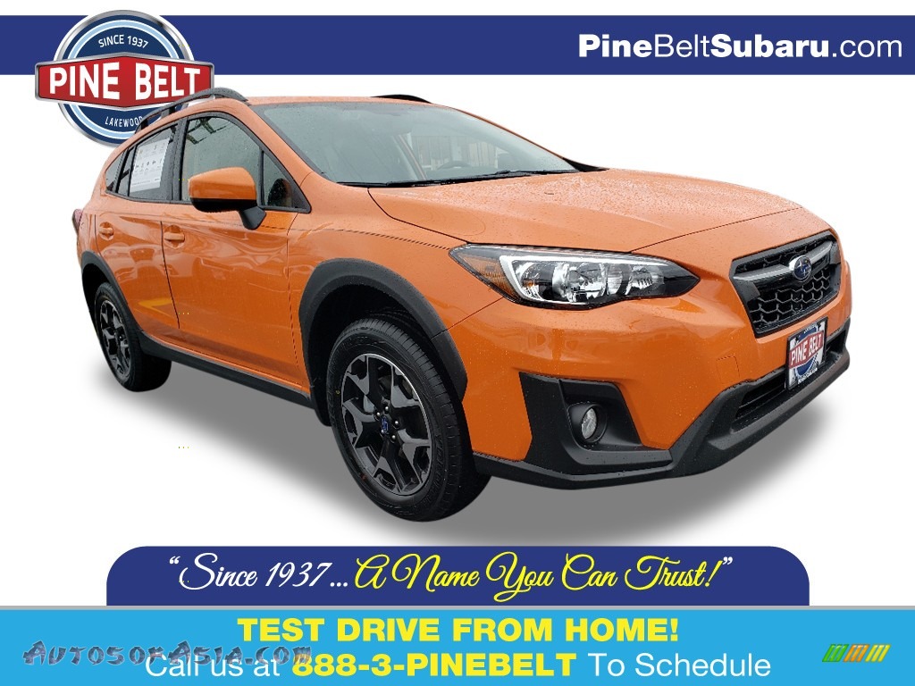 Sunshine Orange / Black Subaru Crosstrek 2.0 Premium