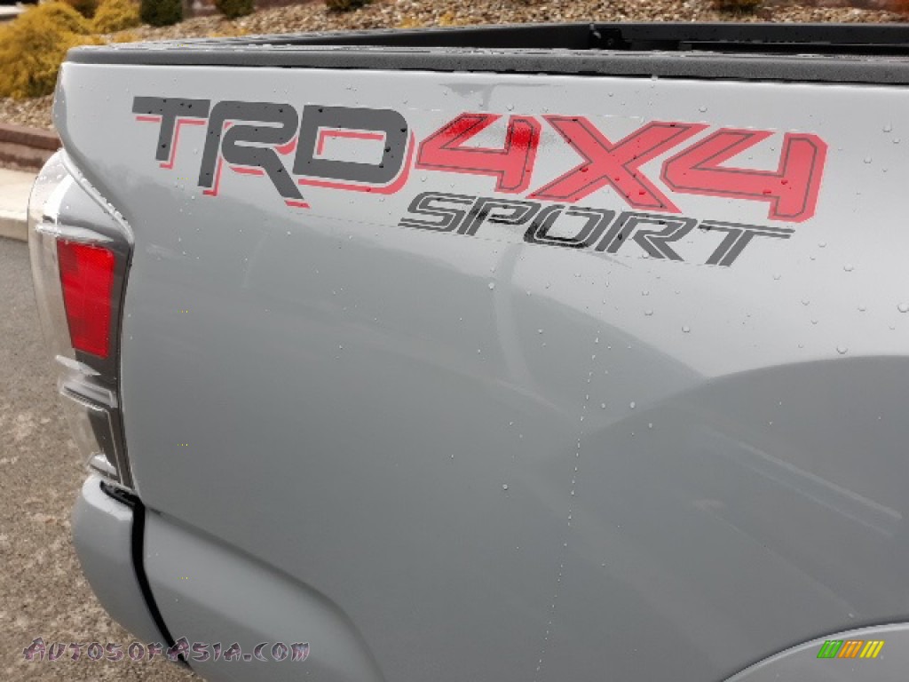 2020 Tacoma TRD Sport Double Cab 4x4 - Cement / Black photo #19
