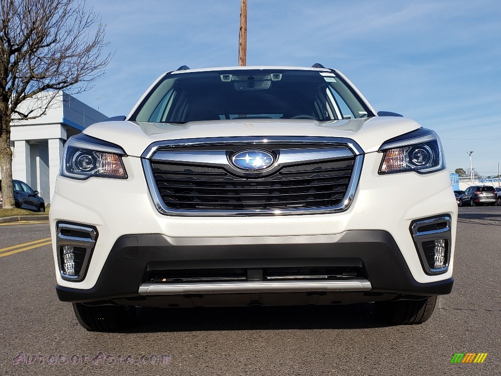 2020 Forester 2.5i Touring - Crystal White Pearl / Black photo #2
