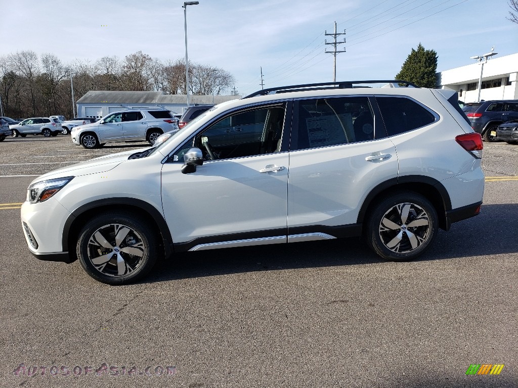 2020 Forester 2.5i Touring - Crystal White Pearl / Black photo #3
