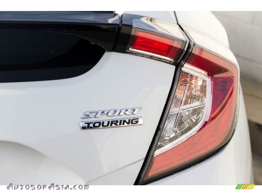 2020 Civic Sport Touring Hatchback - Platinum White Pearl / Black photo #4