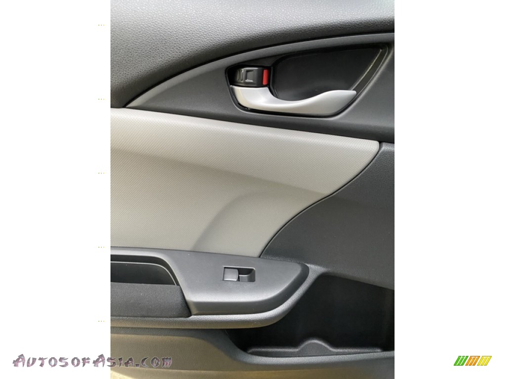 2020 Civic LX Sedan - Modern Steel Metallic / Gray photo #17
