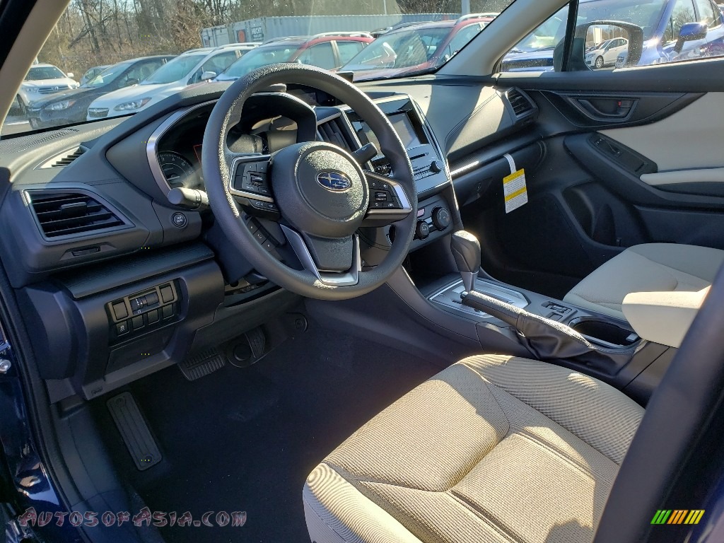 2020 Impreza Premium Sedan - Dark Blue Pearl / Ivory photo #7