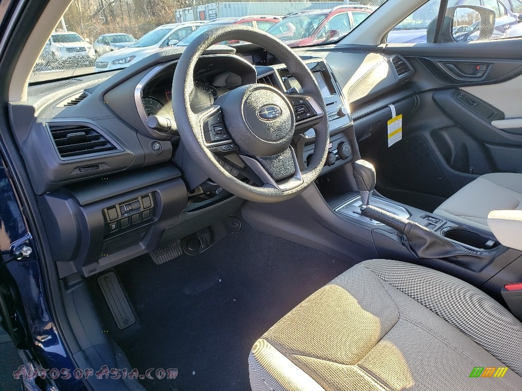 2020 Impreza Premium Sedan - Dark Blue Pearl / Ivory photo #7
